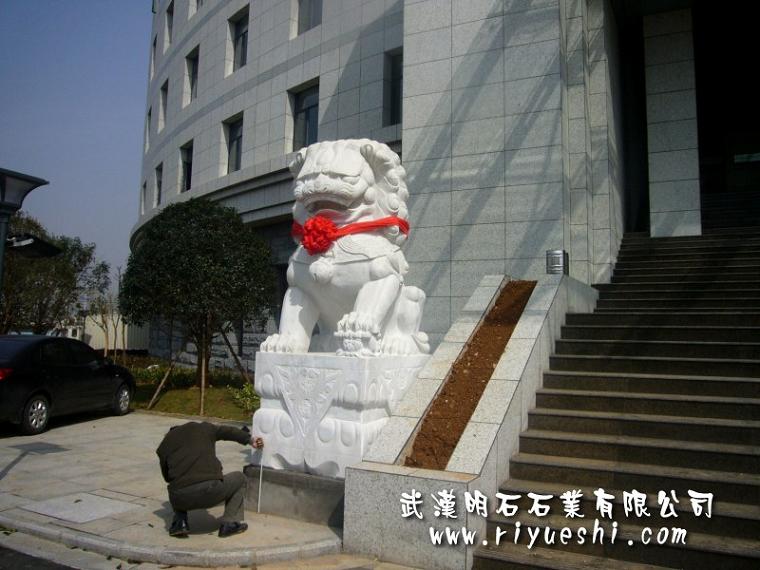 荆门石雕狮子